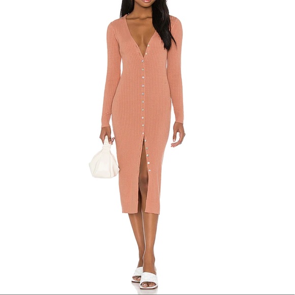 NWOT Heartloom Button down midi knit dress - Picture 1 of 13